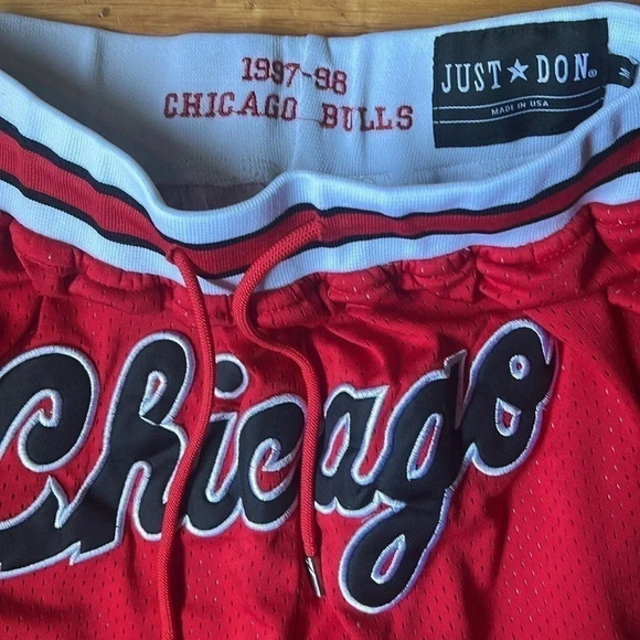 Chicago Bulls Just Don Basketball Shorts Size M - Picture 3 of 6